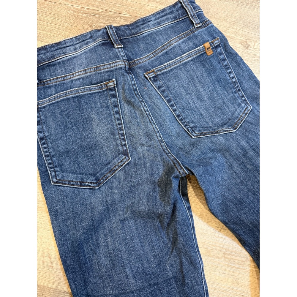 JOE'S JEANS The Charlie‎ High Rise Skinny Ankle Jeans Frayed Hem Blue Size 26